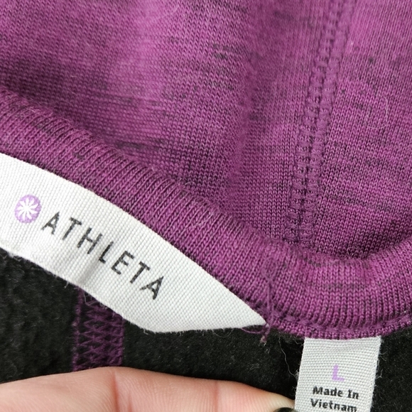 Athleta Dasher Wool Fushia Sheath Dress Long Sleeve Size Large Women's - Picture 11 of 12